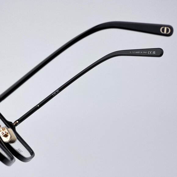 Dior MINI CD O S7F 1100 Women BRAND NEW Eyeglasses Black Square - Picture 7 of 9